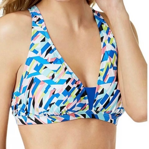 NWT Go by Gossip Crossed Signals Bikini Top Size S - Picture 2 of 6